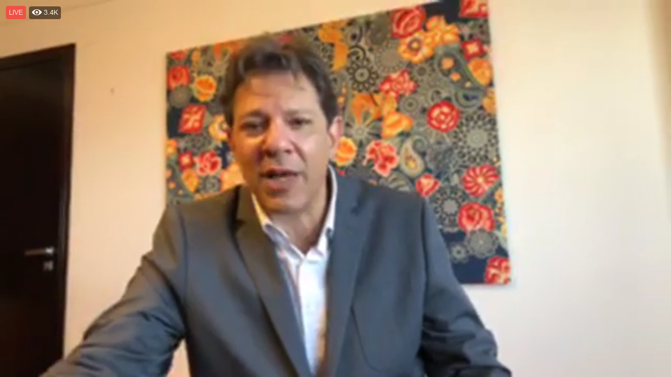 Assista: Fernando Haddad dá entrevista a rádio da Bahia