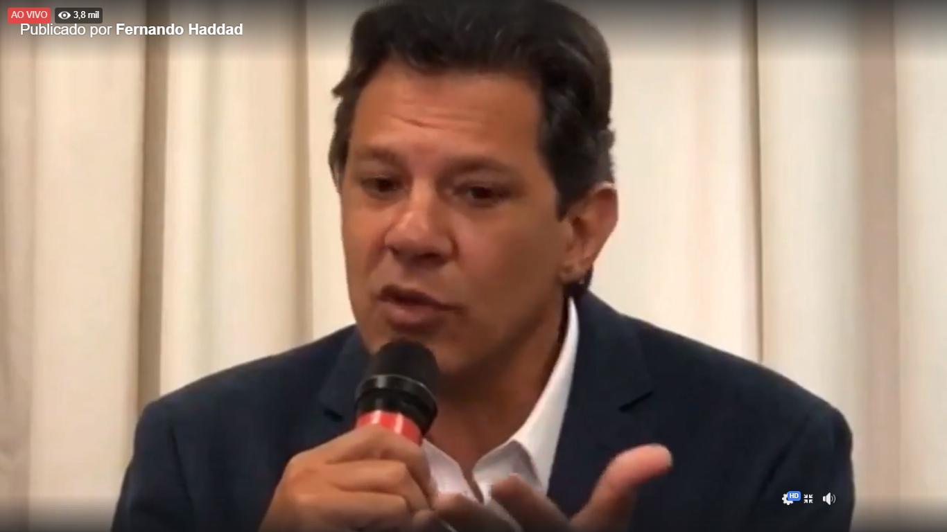 Assista: Haddad concede entrevista após visita a Lula