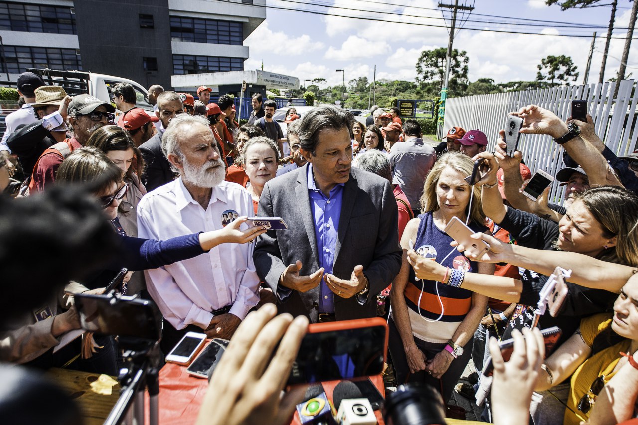 Haddad: “Lula falou que está à disposição da imprensa”