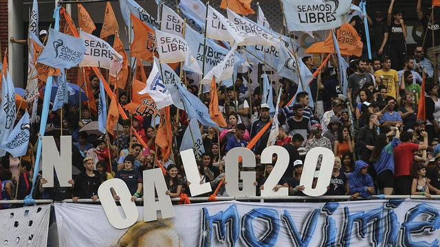 Movimentos preparam protestos contra à Cúpula do G20 em Buenos Aires