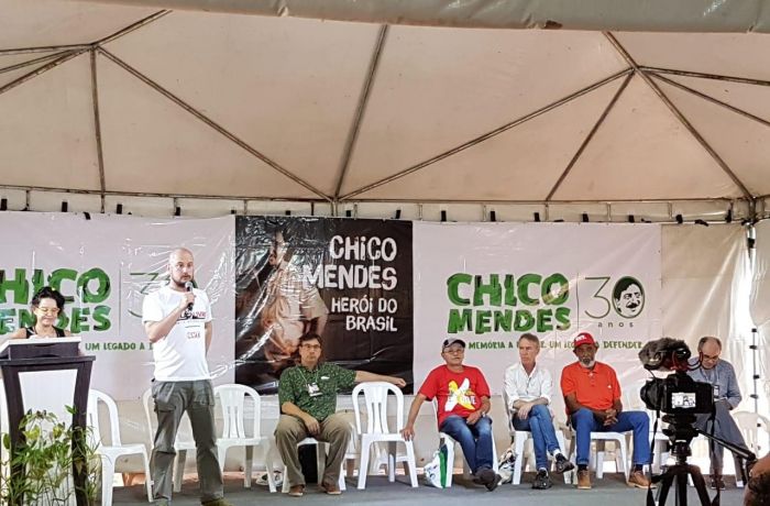 Encontro homenageia Chico Mendes nos 30 anos de seu assassinato