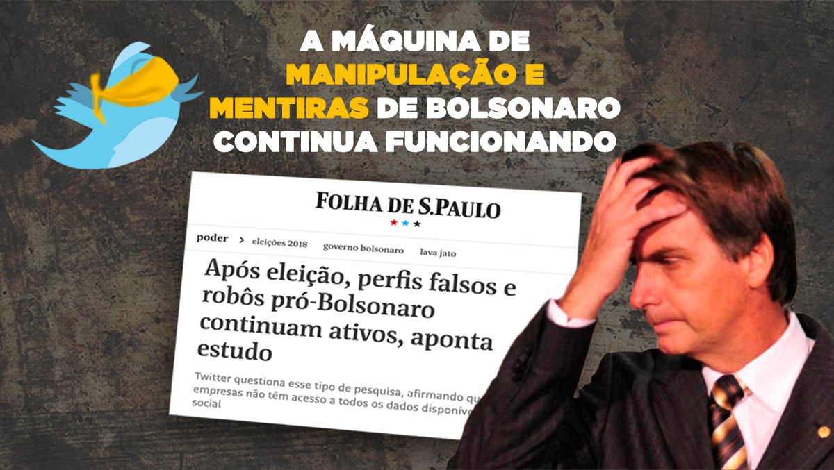 Estudo indica que perfis falsos e robôs pró-Bolsonaro seguem ativos