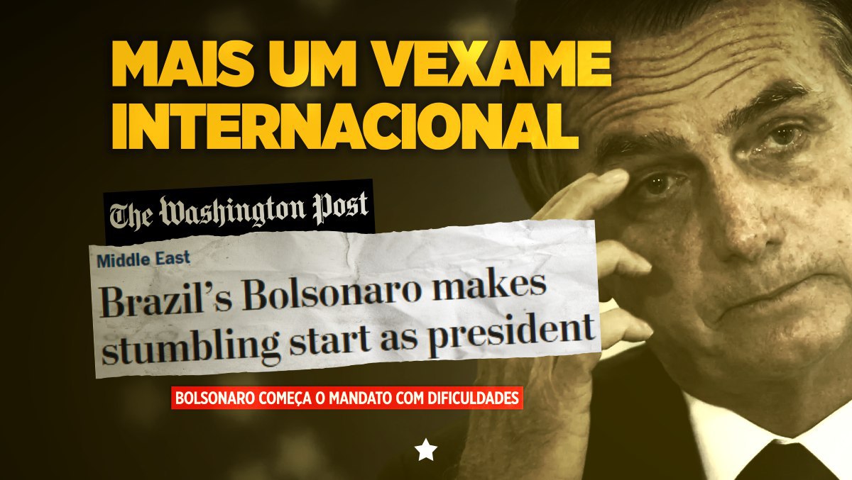 Washington Post ironiza erros e gafes do governo Bolsonaro