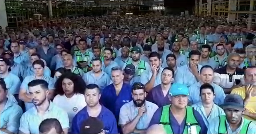 Metalúrgicos da Ford entram em greve contra fechamento de fábrica no ABC