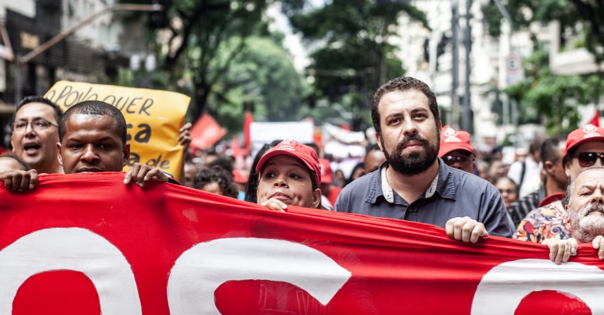 PT presta solidariedade a Guilherme Boulos e ao PSOL