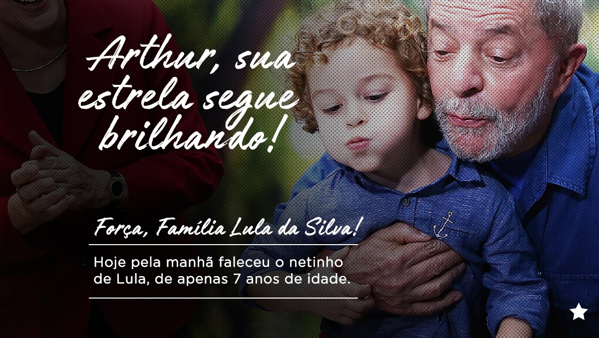 Lideranças prestam solidariedade à Lula e familiares pela morte de Arthur