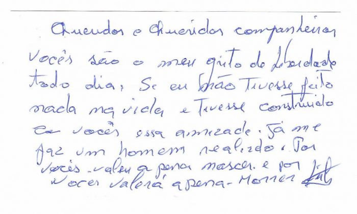 Mensagens de Lula do Cárcere: 1 ano de prisão em 22 