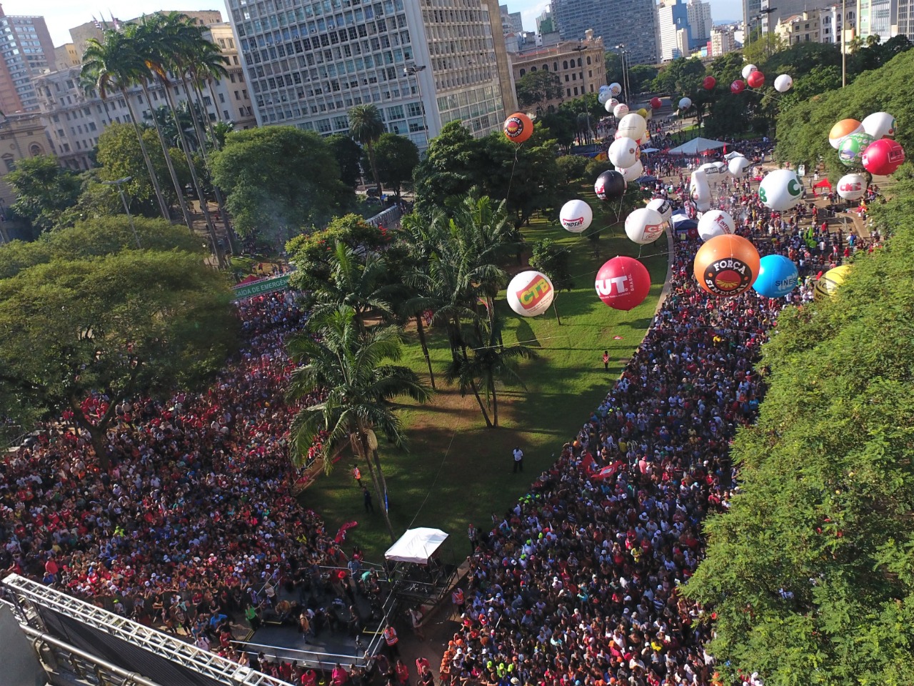 Em SP, 1º de Maio mostra a força do povo contra retrocessos de Bolsonaro