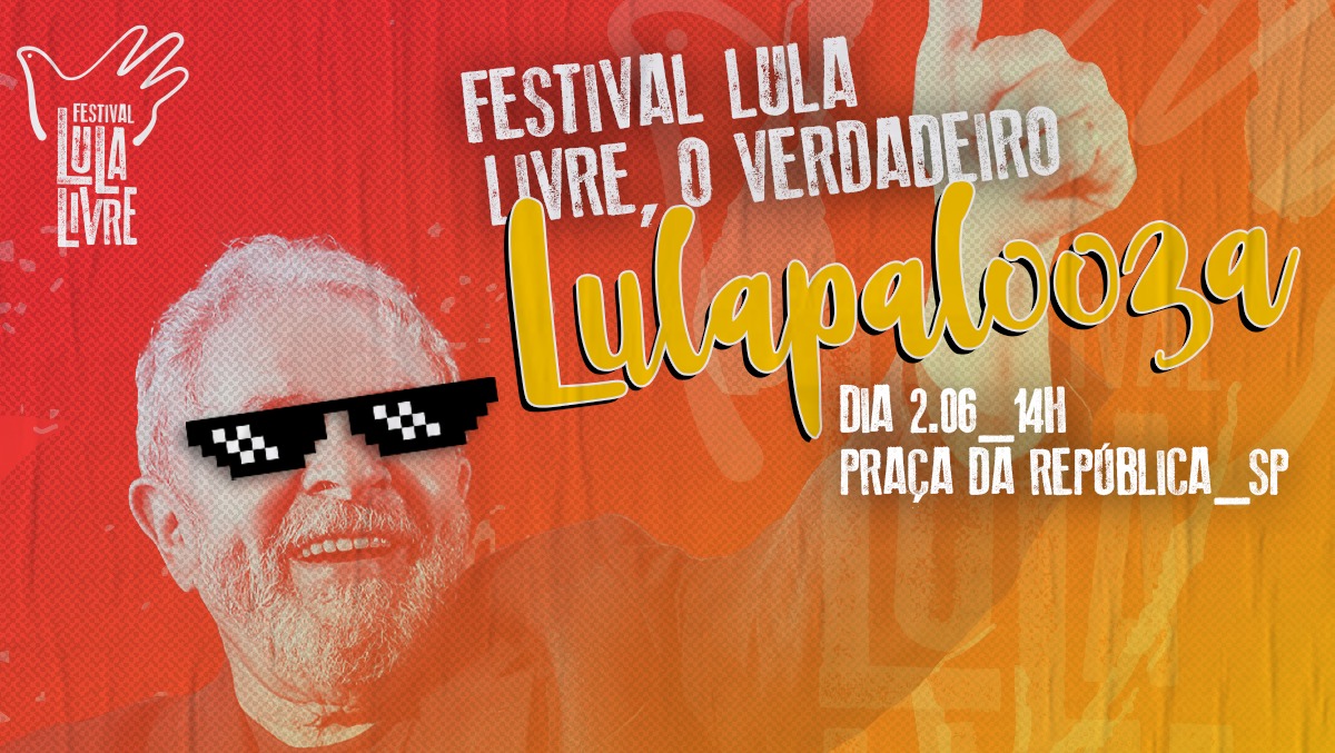 Esquenta para o Festival Lula Livre agita Teatro Oficina nesta terça-feira