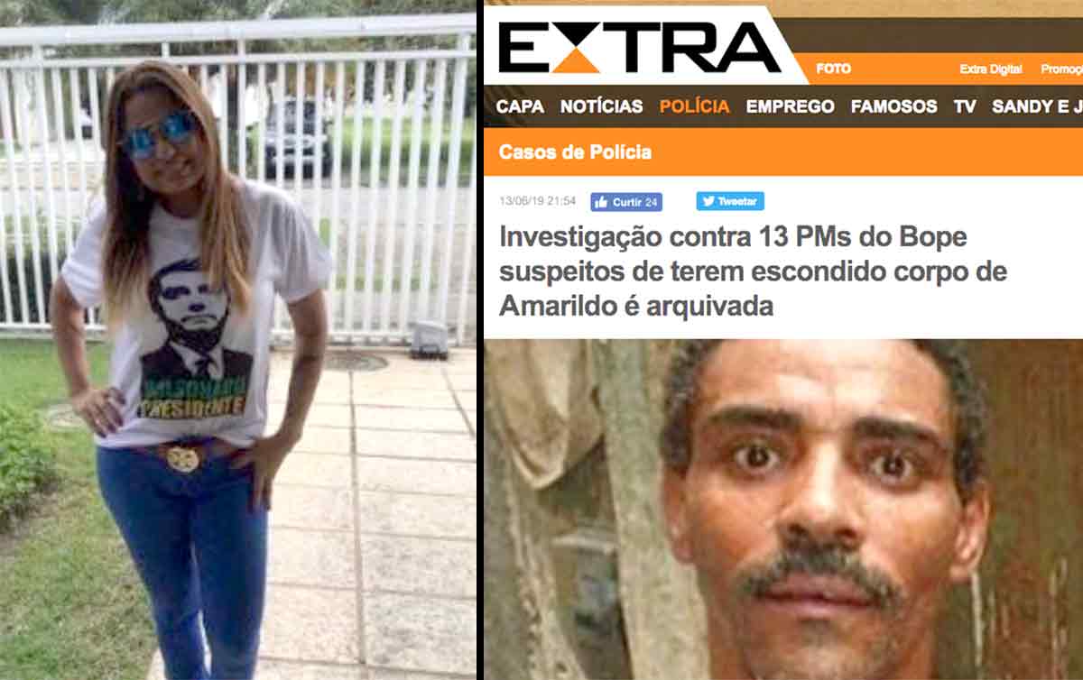 Promotora que desmentiu porteiro é fã de Bolsonaro e arquivou caso Amarildo