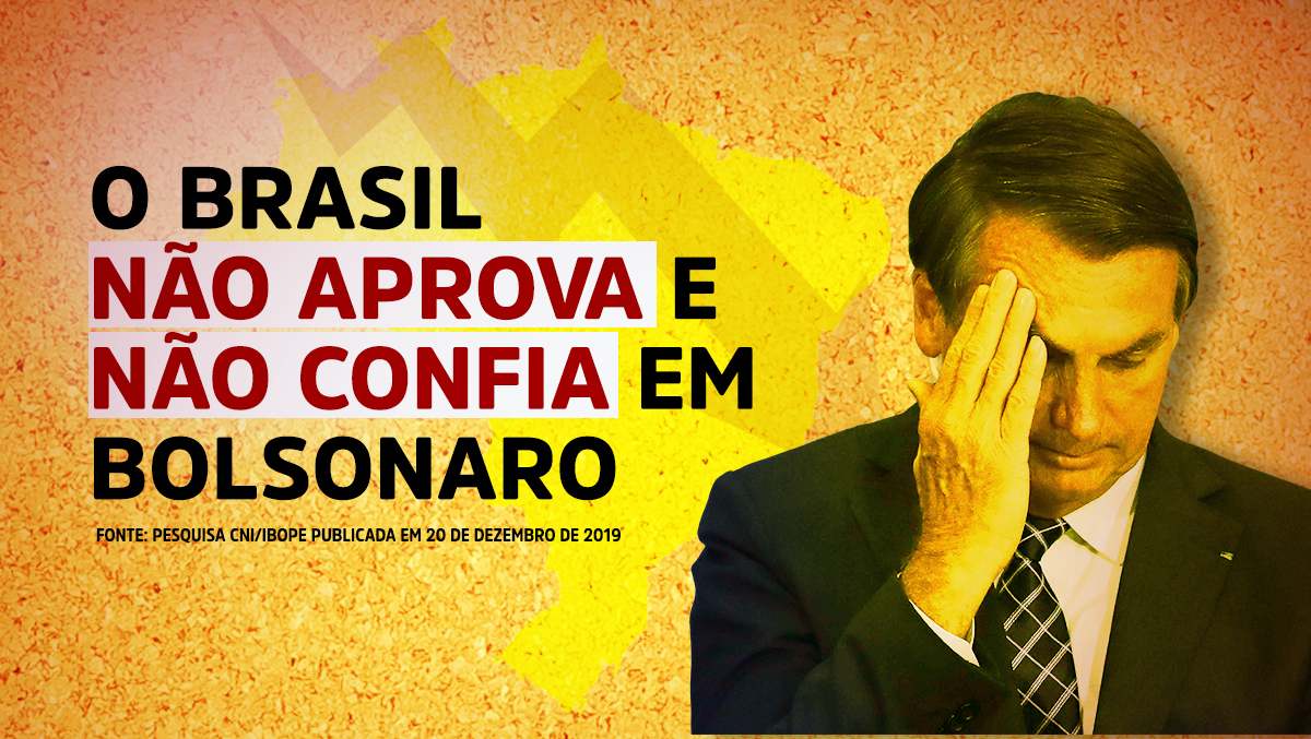 CNI/Ibope: reprovação e desconfiança em Bolsonaro disparam