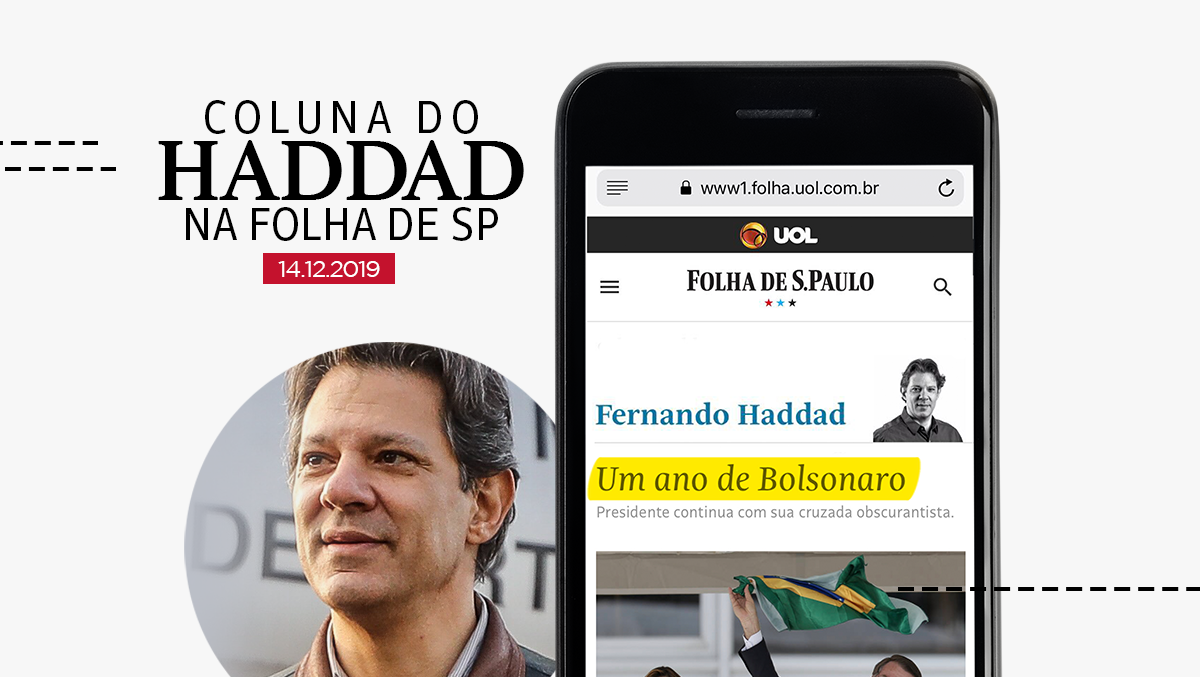 Fernando Haddad: um ano de Bolsonaro