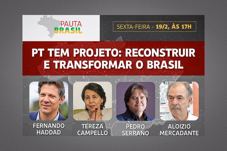 Pauta Brasil debate o Plano de Reconstrução e Transformação do Brasil