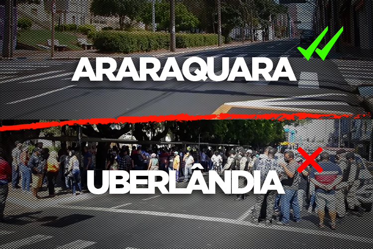 Araraquara e Uberlândia: exemplos do que fazer e não fazer na pandemia