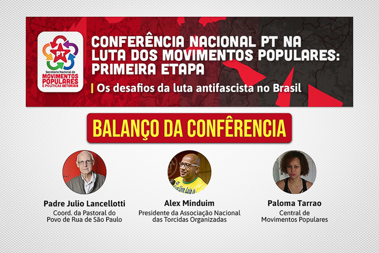 Conferência: experiências da luta real dos movimentos populares