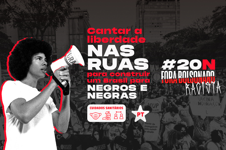 #ForaBolsonaroRacista: Povo vai às ruas contra o racismo neste sábado