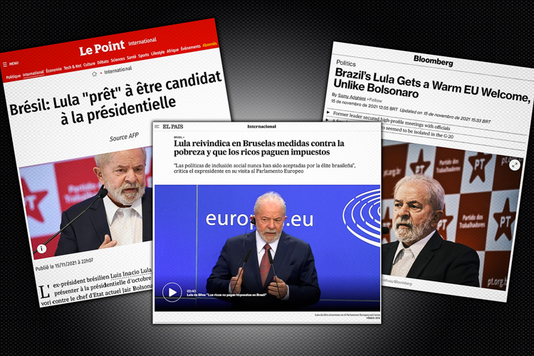 Mídia estrangeira: “Lula ganha recepção calorosa na Europa”