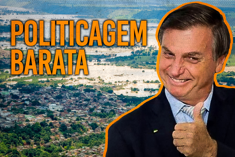 Bolsonaro na Bahia: politicagem e ajuda menor que gasto com leite condensado