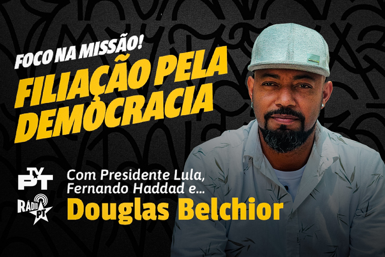 Acompanhe a filiação de Douglas Belchior ao PT, com participação de Lula