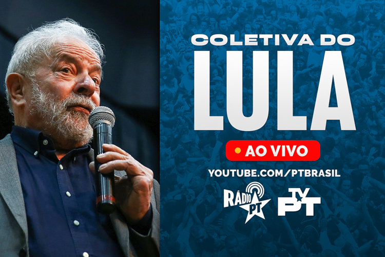 Lula dá entrevista a veículos progressistas nesta quarta (19); assista aqui