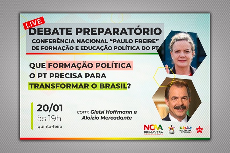 PT debate os rumos da formação política para transformar o Brasil