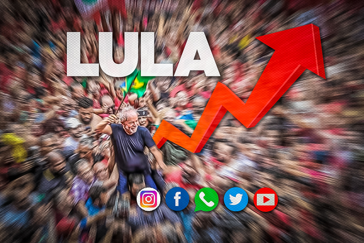 Lula assume a liderança em popularidade digital, segundo pesquisa