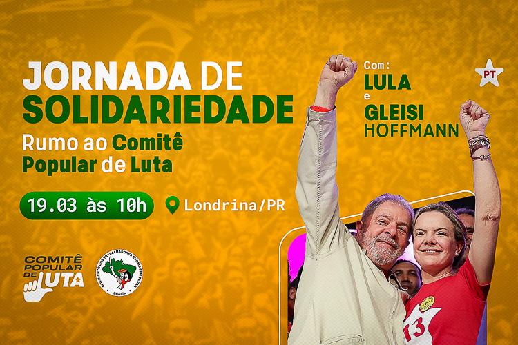Lula visita assentamento do MST em Londrina neste sábado, 19