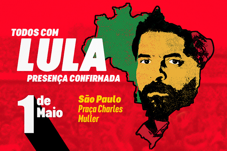 Lula participa do ato de 1º de Maio em São Paulo