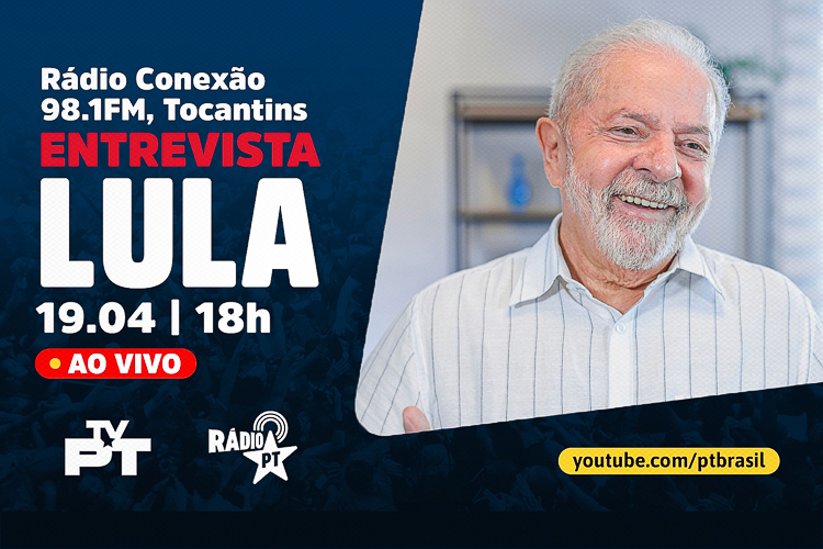 Lula dá entrevista a rádio de Tocantins nesta terça (19); assista aqui