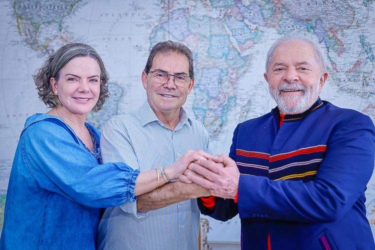 Lula recebe o apoio do Solidariedade nesta terça-feira (2)