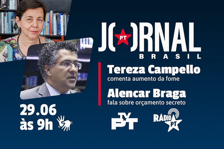 Jornal PT Brasil recebe Alencar Braga e Tereza Campello