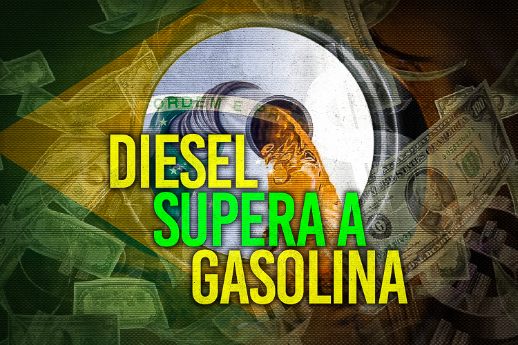 O desastre de Guedes: dolarizado, óleo diesel passa a gasolina nas bombas