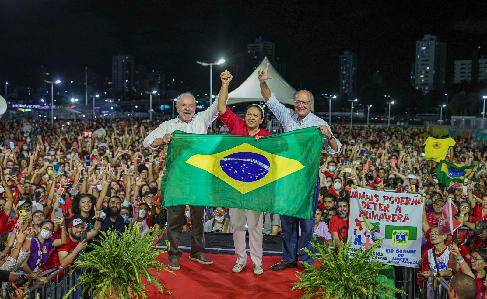 Lula, em Natal: “A fome é falta de vergonha na cara do governo”