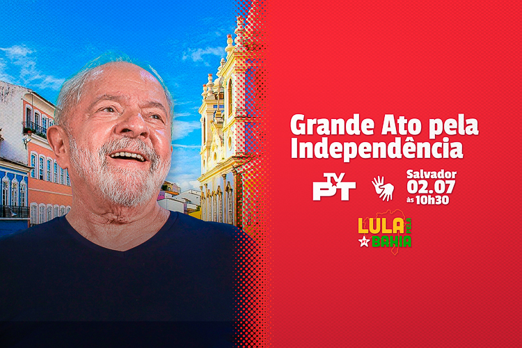 Lula na Bahia: assista à celebração do 2 de Julho, em Salvador
