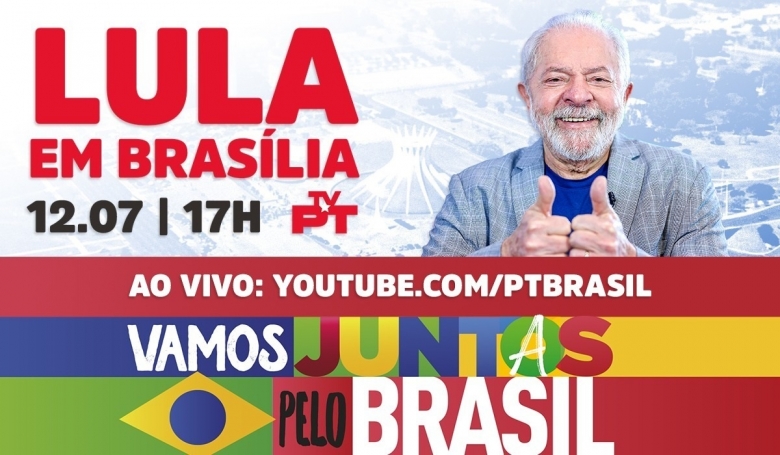 Lula participa de ato público em Brasília nesta terça-feira