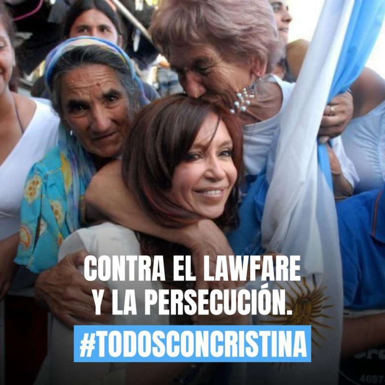 Nota em apoio a Cristina Kirchner e contra o lawfare