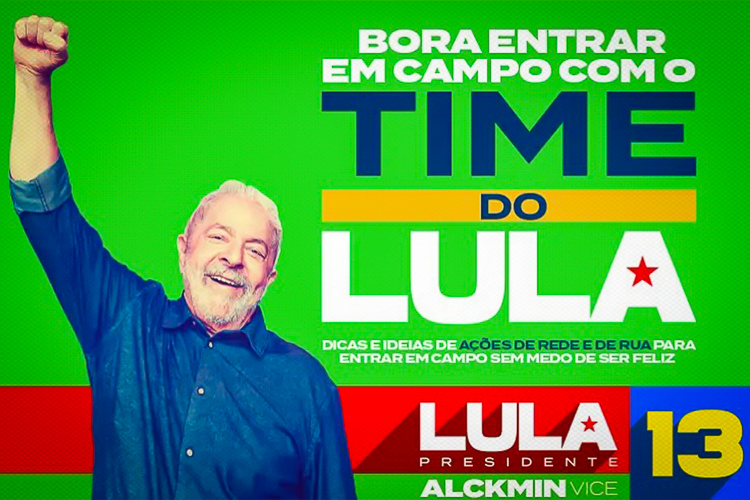 Atenção Comitês Populares: 10 de setembro é dia do Time do Lula entrar em campo