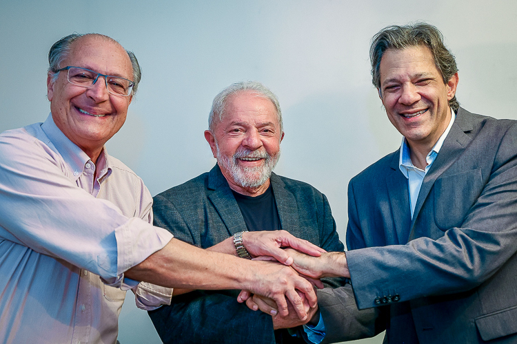 Lula, Alckmin e Haddad participam de ato em São Paulo, neste sábado (10)