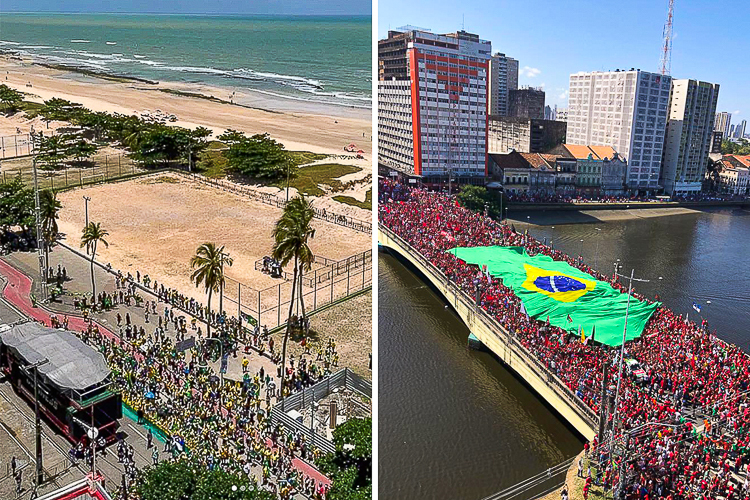 Ao lado de Lula, em Recife, povo avisa que vai ser lapada nas urnas