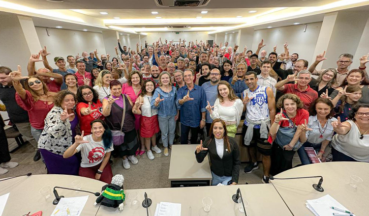 Gleisi em SC: “É apoio popular que garantirá sustentação do governo Lula”