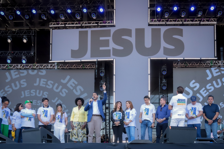 “Nós vamos trabalhar pela paz”, afirma o Advogado-geral da União na Marcha Para Jesus