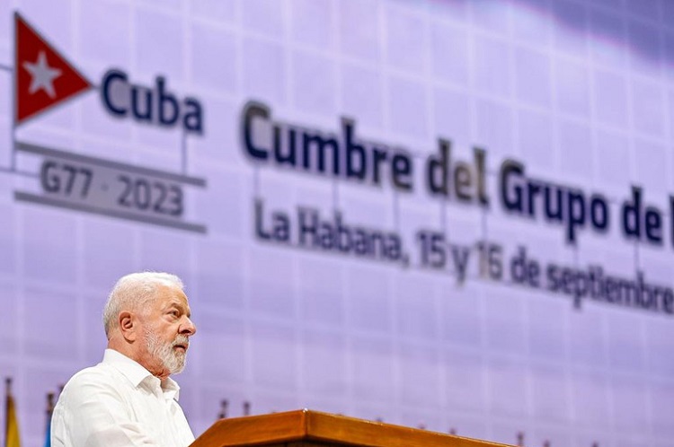 Lula condena embargo a Cuba e reivindica inserção de países em desenvolvimento na 4ª Revolução Industrial