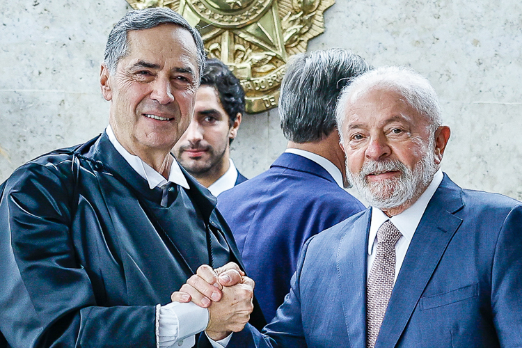 Lula participa da posse de Luís Roberto Barroso na presidência do STF