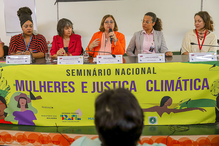 Ministério das Mulheres realiza seminário sobre Justiça Climática