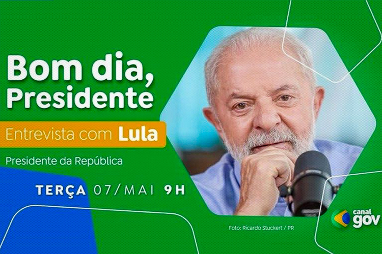 Lula fala nesta terça no ‘Bom dia, Presidente’; assista no Canal Gov, ao vivo, 9h