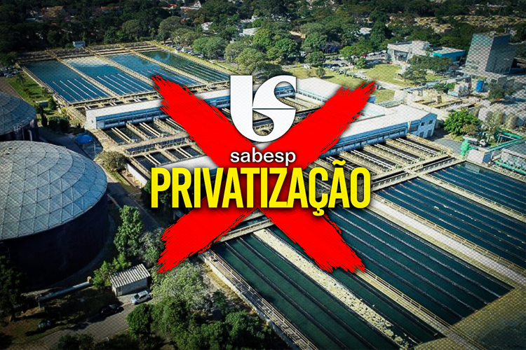 PT entra com nova ação para barrar privatização da Sabesp