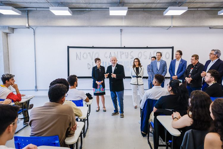 Lula inaugura unidade acadêmica na Unifesp, um investimento de R$ 102 mi