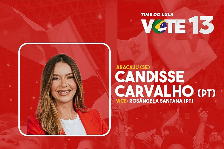 Em Aracaju, Candisse Carvalho quer administração com participação popular