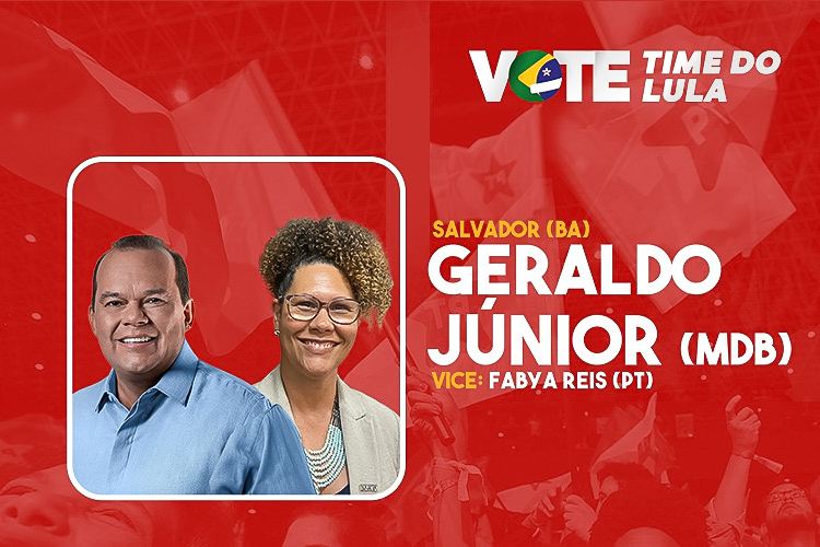 Geraldo Jr. e Fabya Reis defendem desenvolvimento e sustentabilidade para Salvador