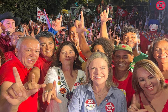 Montes Claros: Gleisi e Gleide inauguram comitê com Paulo Guedes: Prioridade nacional